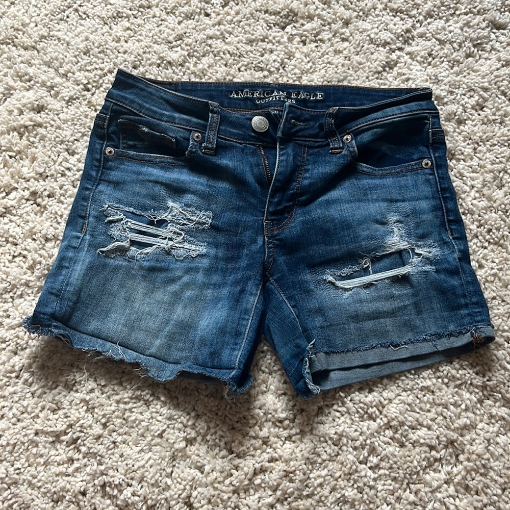 American Eagle stretchy denim jean shorts